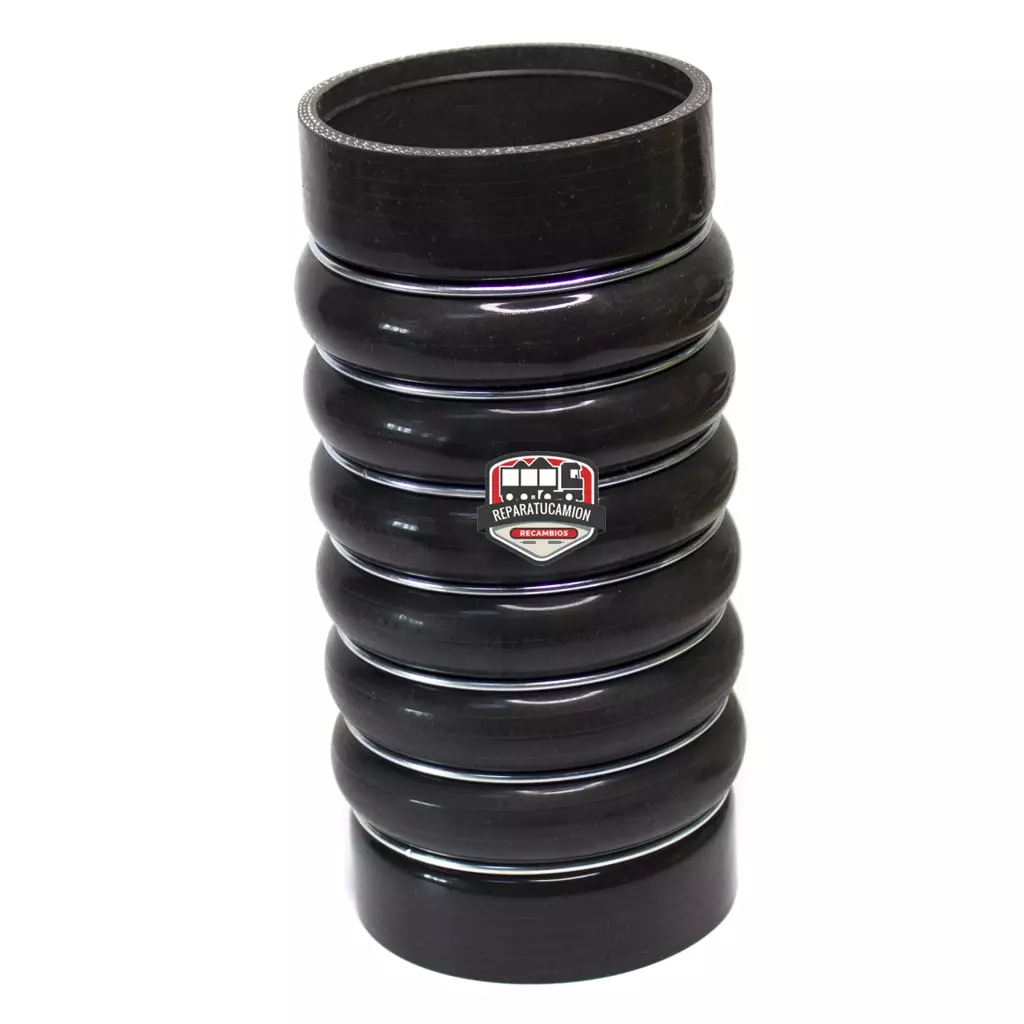 1813208 Manguito intercooler 210x101 mm negro original DAF 1813208 XF Euro 6 - Imagen 1