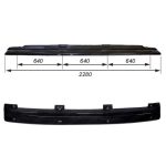 Kit soportes visera GPC13399S Volvo F10 F12 F16 del 1977 al 1993 - Imagen 2