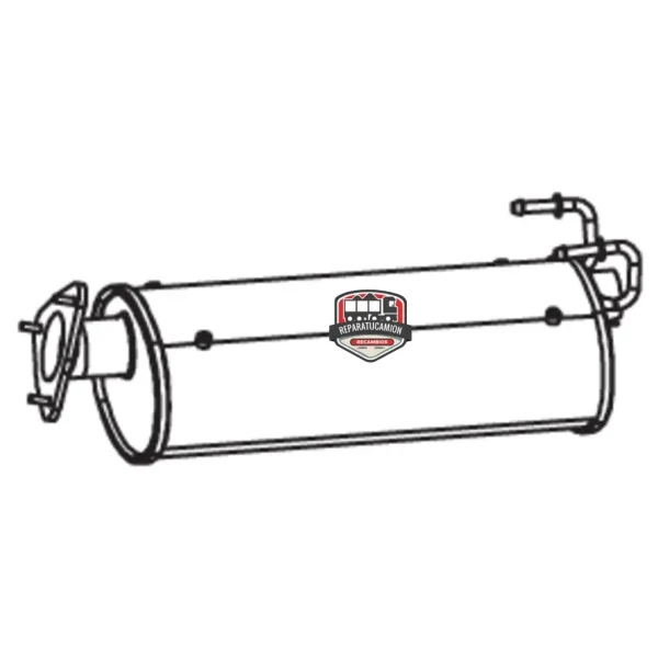 Silenciador escape original Iveco 5801363266 Daily 2011 al 2014