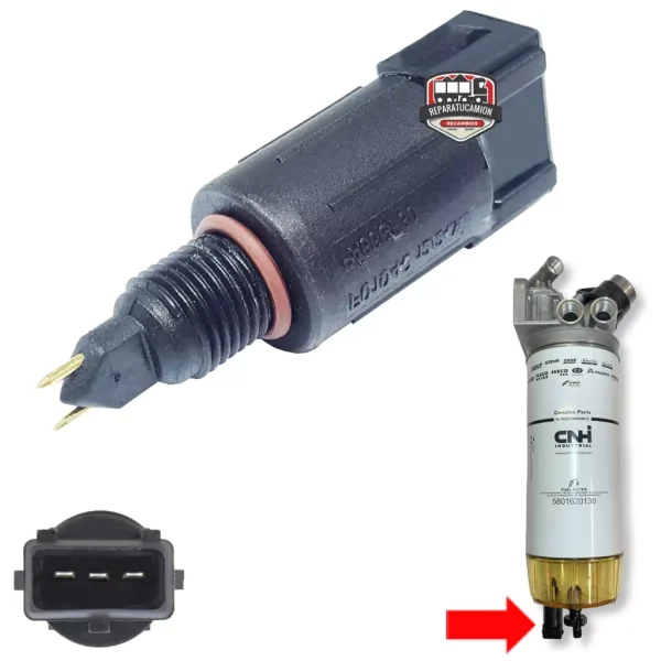 Sensor prefiltro combustible original Iveco 5802862025 Stralis X-Way Trakker - Imagen 1