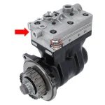 Culata completa compresor aire original Wabco 9125129372 FH FM desde 2013 - Imagen 2