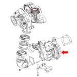 Turbo original Garret GPC50600 para MAN TGS y TGX.