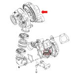Turbocompresor original Garret para MAN TGS TGX, con juntas GPC50601, reparación y repuestos.