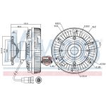 Embrague viscoso ventilador GPC990086028 DAF XF95 2002 al 2013 - Imagen 2