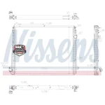 Radiador agua 1005x825 mm Mahle CR2452000P Scania desde 2016 - Imagen 2