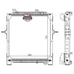 Radiador agua 705x708 mm Mahle CR894000P Renault Premium Volvo FE desde 2006 - Imagen 2
