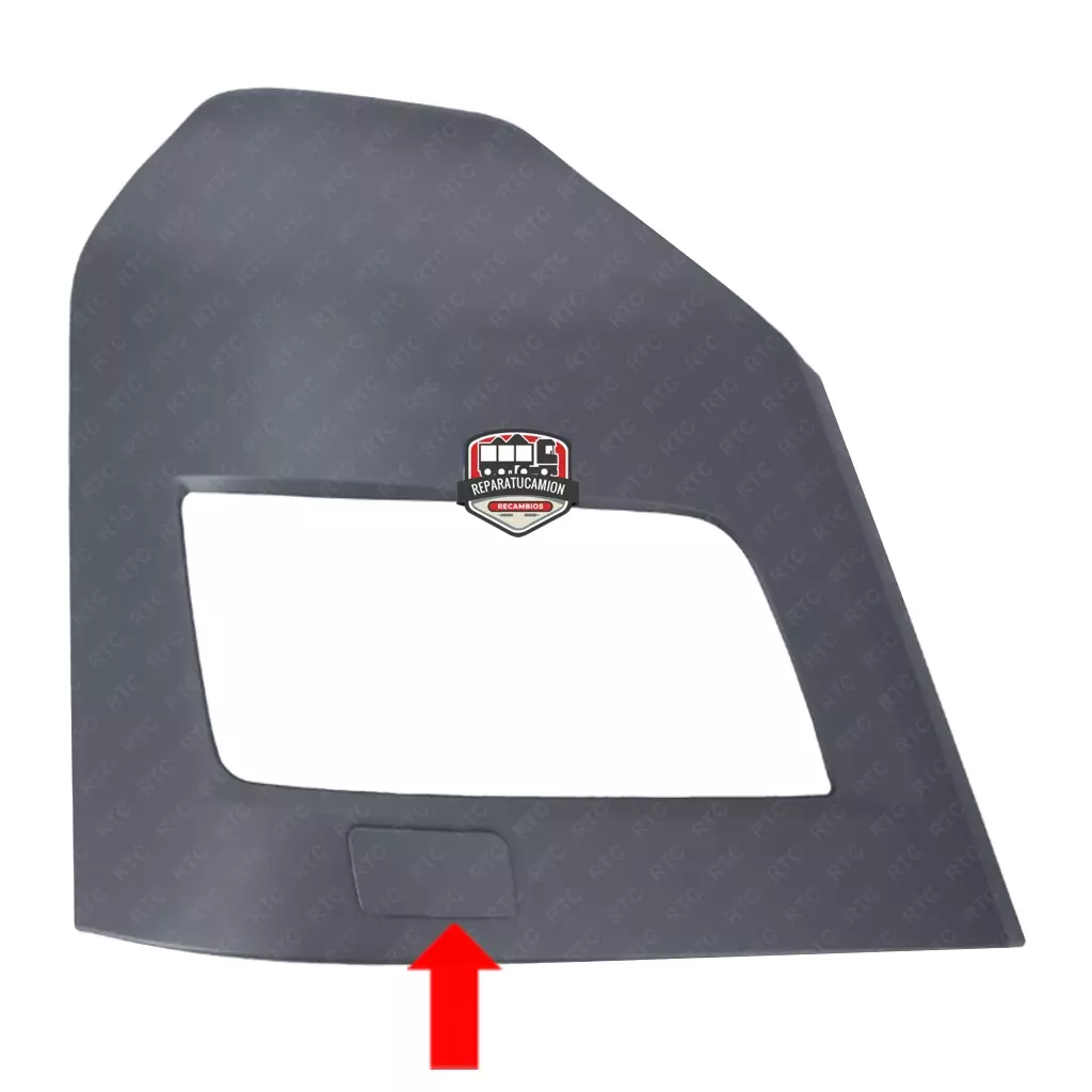 gpc12122 Puntera parachoques alto con vierteaguas derecho GPC12122 MAN TGX 2016 al 2020 - Imagen 1