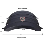 Guardabarros trasero superior 24 cm alto GPC12808 Renault Volvo - Imagen 2