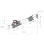 Tubo escape previo catalizador GPC99142203 Scania desde 2016 - Imagen 2
