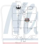 Deposito expansion refrigerante con rosca trasera GPC16016 Eurocargo - Imagen 3