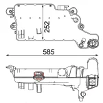 Deposito expansion refrigerante Mahle GPC16028 MAN TGL TGM - Imagen 2