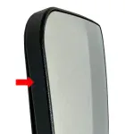 Espejo retrovisor Nissan Atleon, cristal de repuesto 284x208x14 mm GPC50269.