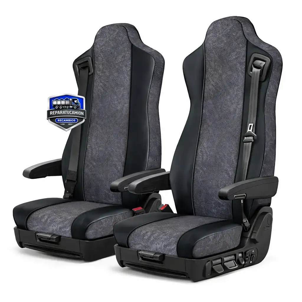 Fundas personalizadas para asientos de camión Iveco S-WAY, T-WAY y X-WAY, protección y confort a med.