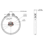 Abrazadera catalizador DPF GPC68858 Euro 6 - Imagen 2