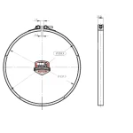 Abrazadera filtro particulas catalizador DPF GPC6LL005 Euro 6 Scania - Imagen 2