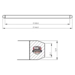 Junta filtro particulas DPF GPC6LL006 Euro 6 Scania - Imagen 2