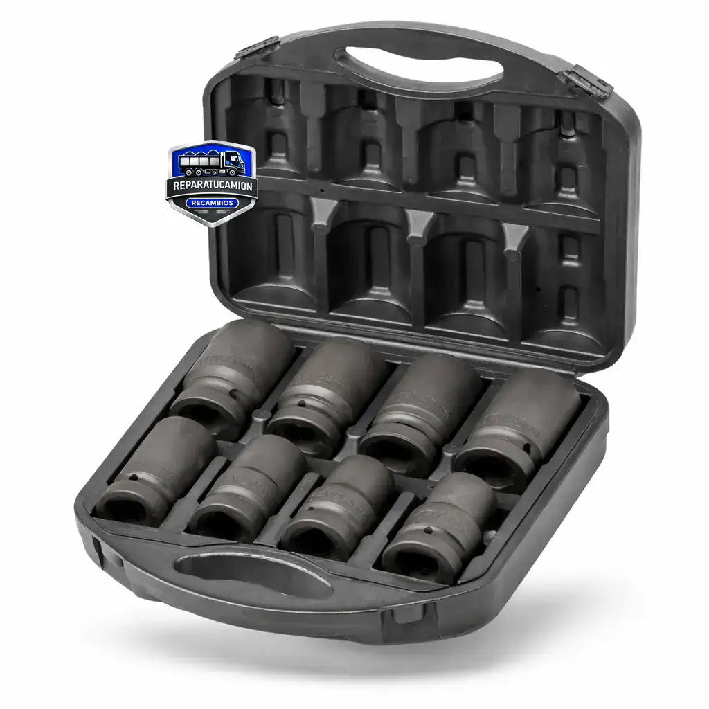 Juego de vasos para tuercas en maletín compacto GPC8251920.