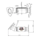 Tubo flexible escape GPC902KA059 Iveco Daily 2014 al 2019 - Imagen 2