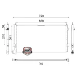 Condensador aire acondicionado GPC990094578 Volvo FM FMX 1993 al 2014 - Imagen 2