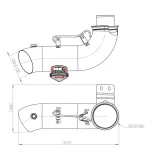Tubo escape GPC99142209 Scania desde 2004 - Imagen 2