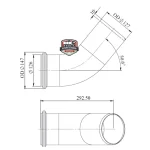 Tubo escape GPC99214848 Volvo FH FM 1993 al 2013 - Imagen 2