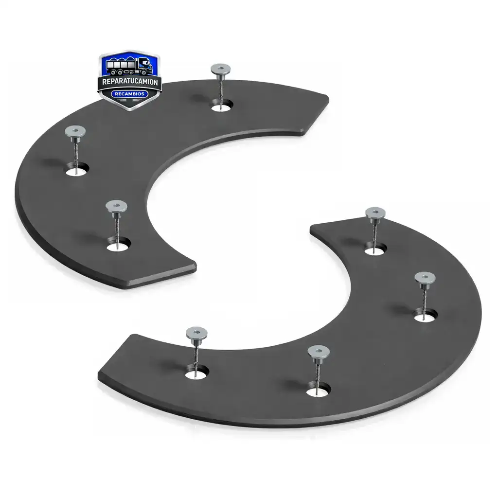 Kit de 2 placas para quinta rueda GPC99312048 JOST, 42 K2 K6, 4 taladros.