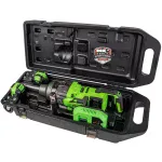 Pistola de impacto sin cable, potente y eficiente, ideal para reparaciones de camiones y maquinaria.