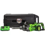 Impactadora de batería 1" con potencia de 4000 NM para reparaciones de camiones.