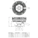Embrague electroventilador GPC9997023403 Renault Kerax Premium 1996 al 2013 - Imagen 2