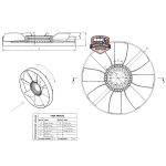 Palas ventilador GPC9997067103 MAN TGA TGL TGM - Imagen 2